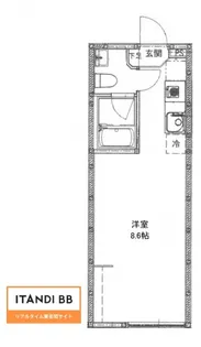 リバーノース大町西【3階】の間取り