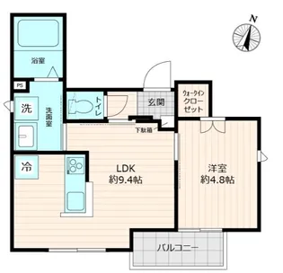 仮称)メゾン K ソレイユ【1階】の間取り