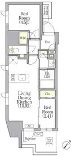 エル・セレーノ横浜関内プリマ【5階】の間取り