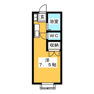 エステートピアII【2階】の間取り