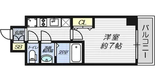 大阪府大阪市福島区海老江2【マンション】の間取り