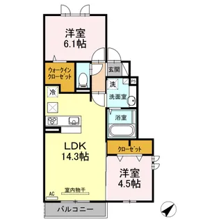 サンフォリア【1階】の間取り