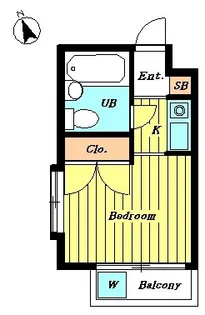 ホワイトハウスA【1階】の間取り
