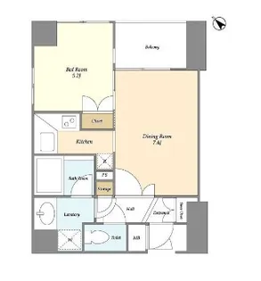 パレステュディオ渋谷STATIONFRONT【11階】の間取り
