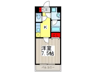 ルクレール新高円寺【1階】の間取り