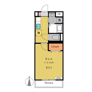 GRAND OCEAN【2階】の間取り