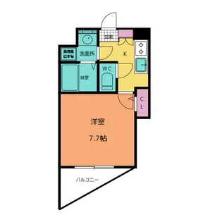 エスリード泉プレステージ【12階】の間取り