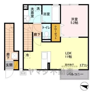 ヴェルデ・ナチュールC【2階】の間取り