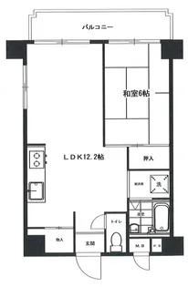 キョウエイハイツ田町【3階】の間取り