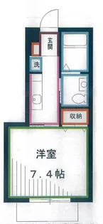 エスポワール立野B棟【1階】の間取り