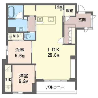 フォルモーサ 201【2階】の間取り