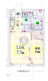 Asclaire京都西院【3階】の間取り