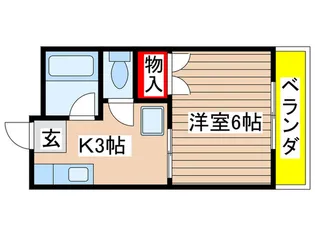 コ-ポ南大坪【2階】の間取り