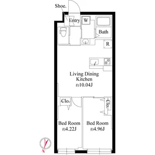 グランパセオ大岡山の間取り