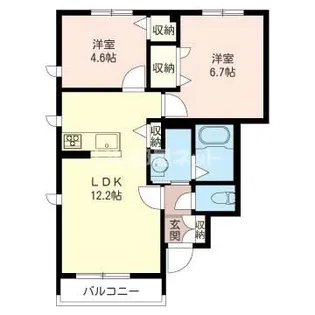 沙羅 Court A【1階】の間取り