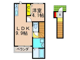 テレザート北山の間取り