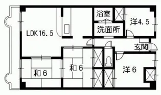 ブリアンローズ上幟町【5階】の間取り