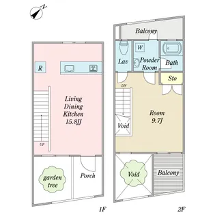 かぜの小路 C棟の間取り