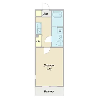 アーバンステージ清澄白河【1階】の間取り