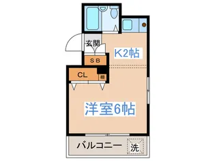 フラワ-ハイツ幡ヶ谷【4階】の間取り