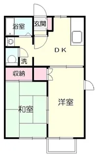サンパティークA棟【1階】の間取り