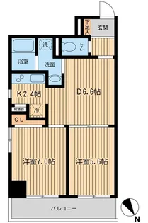 メゾン・デュ・オーラ 山下町【3階】の間取り