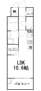ノールエスト【6階】の間取り
