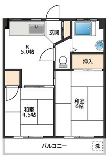 第一志伊ビル【5階】の間取り