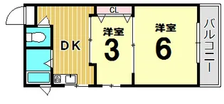 青晃ビル【5階】の間取り