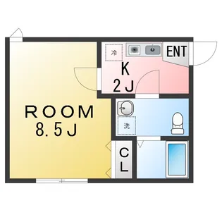 カノア上永谷【1階】の間取り