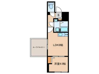 ALTERNA早稲田【4階】の間取り