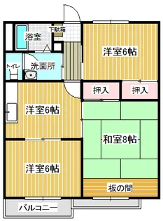 シティコーポ【1階】の間取り