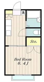 コーポFUDA【1階】の間取り