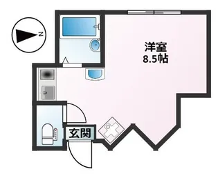 ハレマリノ豪徳寺【1階】の間取り