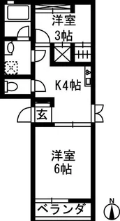 TS TOWN【1階】の間取り