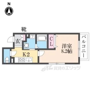 コテージタケダ【3階】の間取り