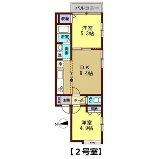 ガーデンハイム津幡【1階】の間取り