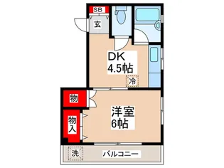 プランドールイマイ【2階】の間取り