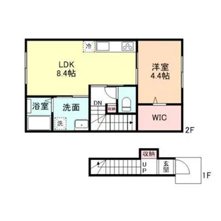 Enciel【2階】の間取り