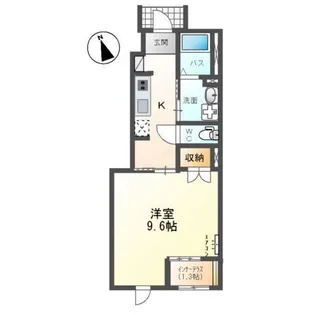 クリビアI【1階】の間取り