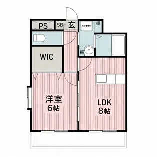マリベール鶴島【3階】の間取り