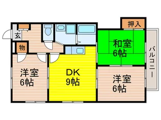 ル-ツウハウス【2階】の間取り