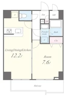 カトル・セゾン(東京)【6階】の間取り