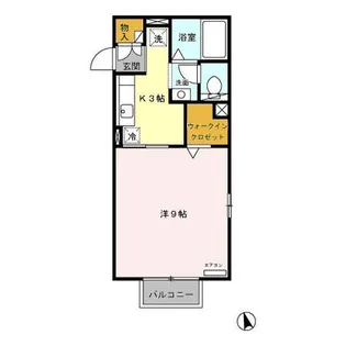 セラフィータ【2階】の間取り