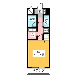 UNAX-8【3階】の間取り
