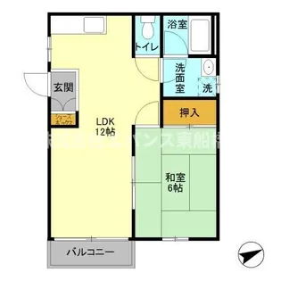 グリーンヒルズ芝山II【1階】の間取り