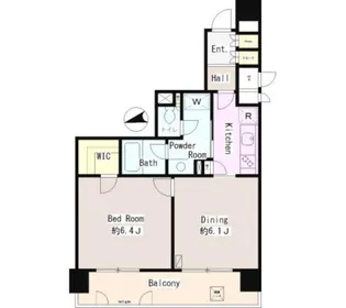 パーク・ノヴァ調布【5階】の間取り