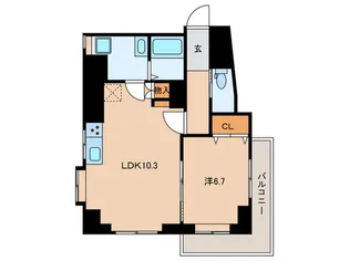 妙義坂マンシヨン【12階】の間取り