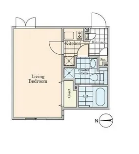 ALERO Kamiochiai【4階】の間取り