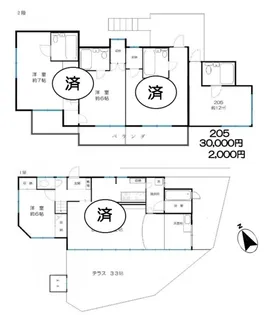 リック成増II【2階】の間取り